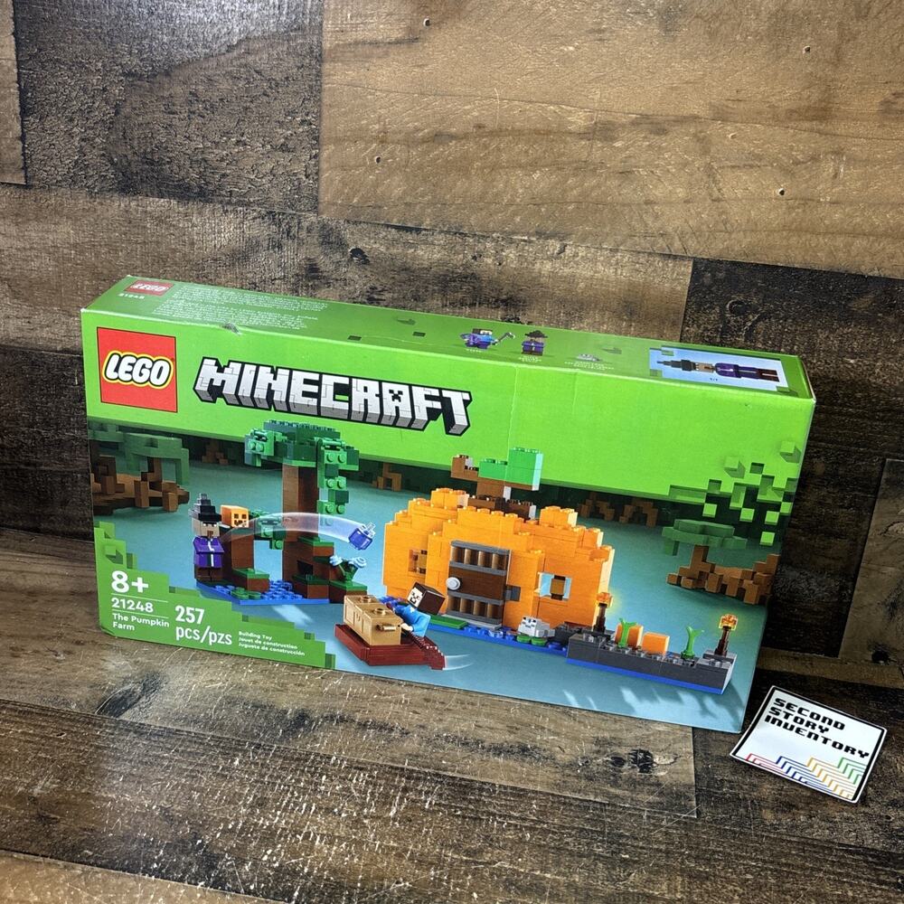 Lego Minecraft The Pumpkin Farm 21248 Sealed DENTED Box